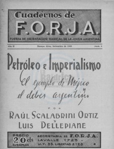 Cuaderno de FORJA Nº4 Petroleo e Imperialismo - Scalabrini Ortiz y Dellepiane