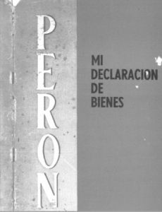 Mi Declaración de Bienes - Juan Domingo Perón