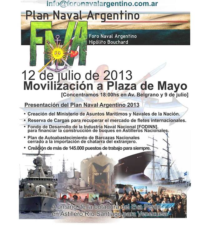 Plan Naval Argetino 2013