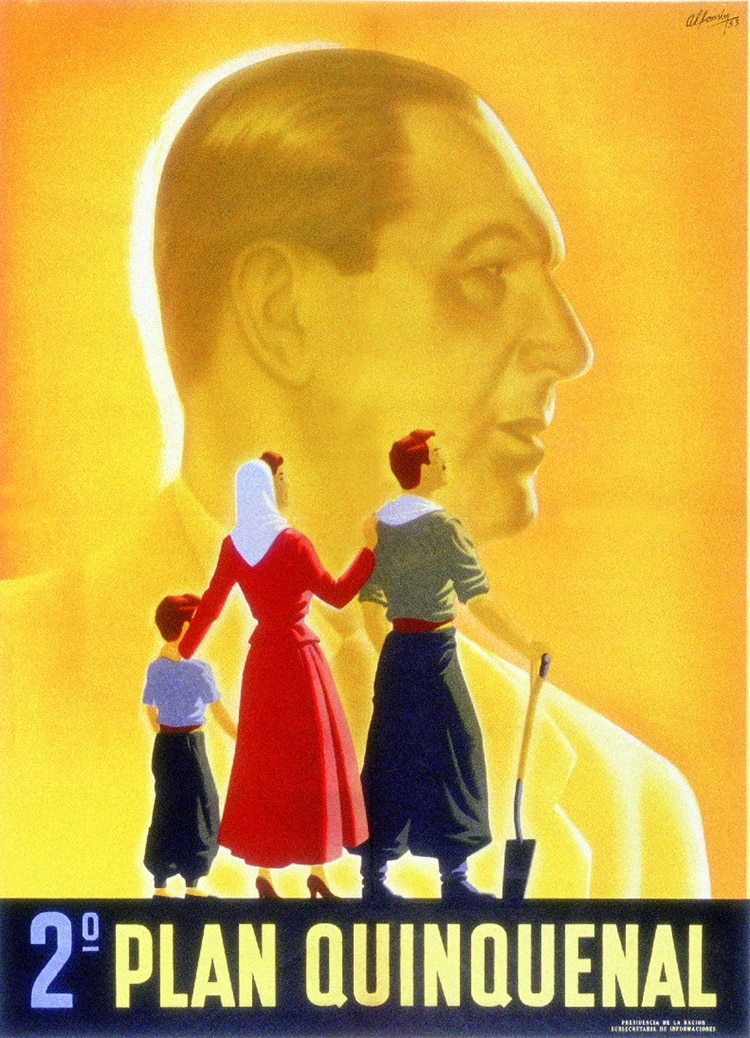 Afiches-del-Peronismo-Libro-Raquel-Quintana-Raul-Manrupe Año 1953. Autor Héctor Alfonsín