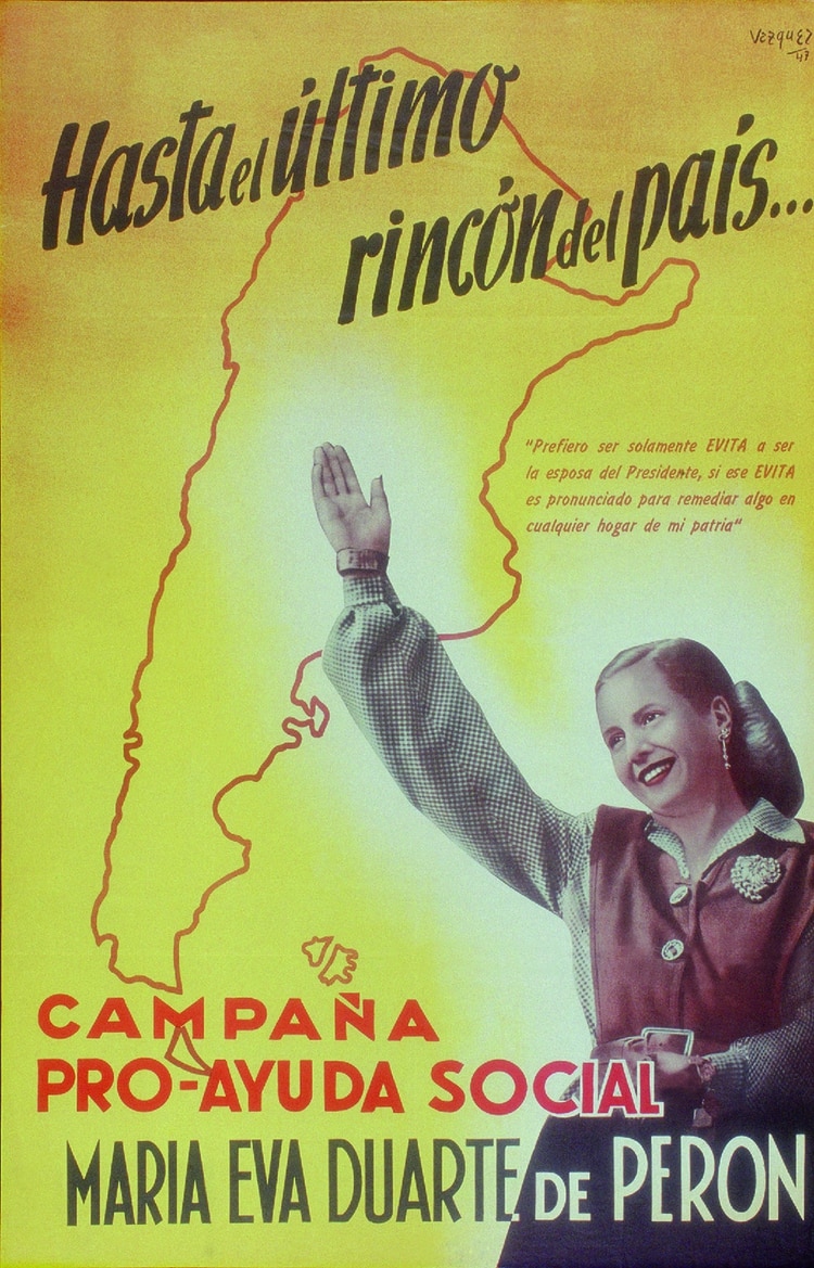 Afiches-del-Peronismo-Libro-de-Raquel-Quintana-y-Raul-Manrupe- Año 1947. Autor Vázquez