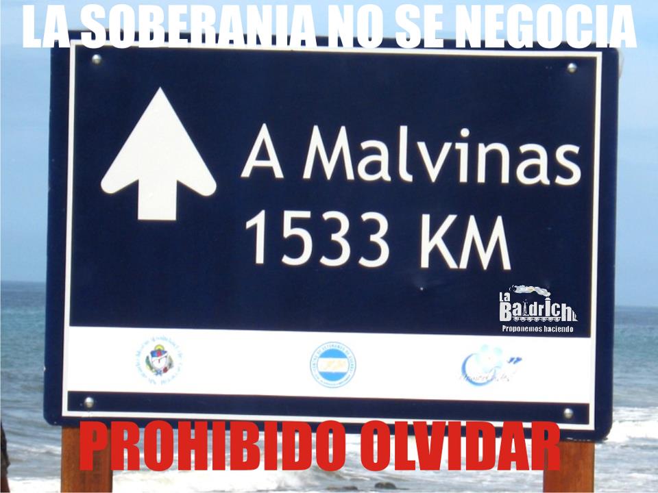 La soberanía no se negocia MALVINAS ARGENTINAS