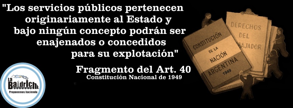 Fragmento del Artículo 40 de la Constitución de 1949