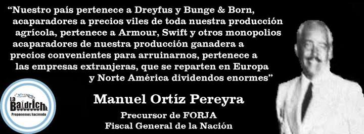 Ortiz Pereyra sobre a quién le pertenece la Argentina
