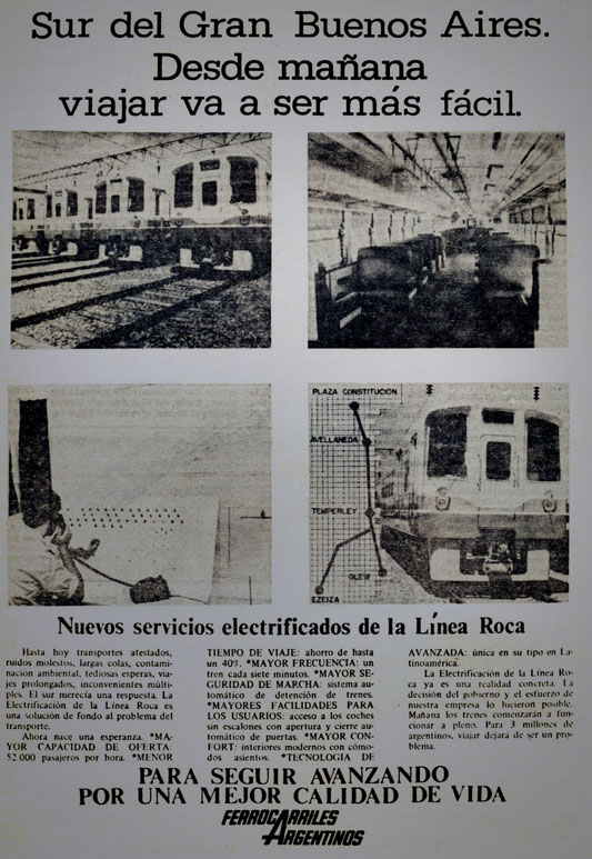 Ferrocarriles Argentinos Electrificación Roca