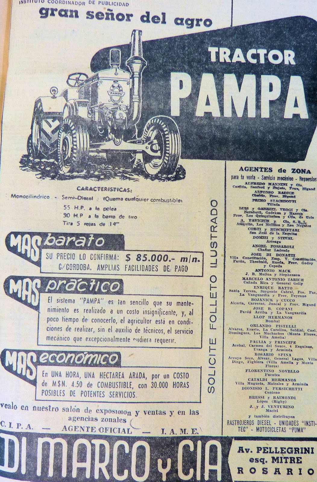 Tractor Pampa