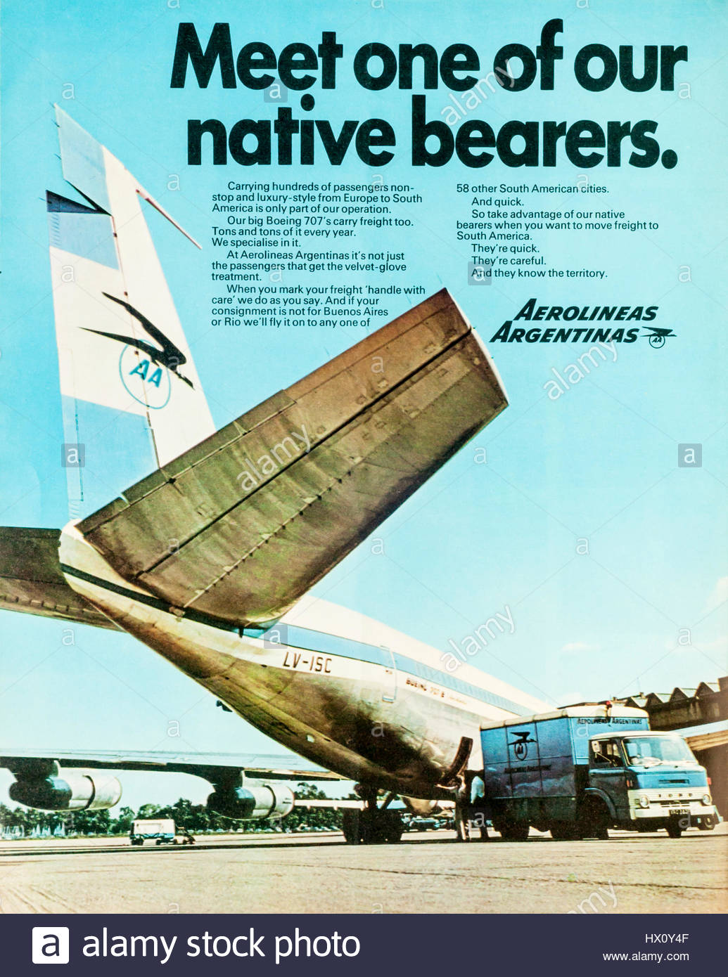 una-revista-de-1970-publicidad-el-anuncio-de-aerolineas-argentinas-aerolineas-argentinas-en ingles